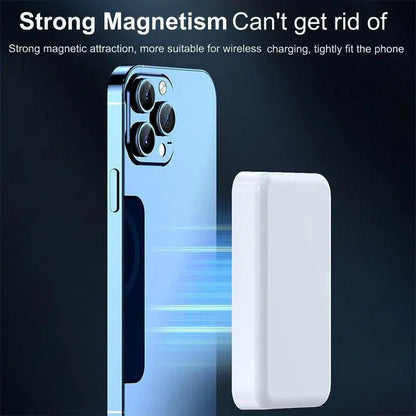 Magnetic Wireless Power Bank, 5000Mah Compact Mobile Device Charger for Iphone 12-17 Series, Magsafe Case Compatible Portable Charger, Back to School Essentials & Haul Item