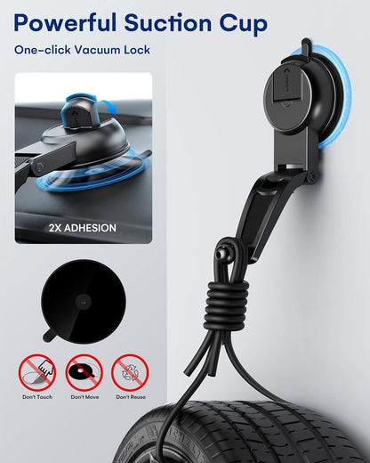 Wireless Car Charger, 15W Fast Charging, Auto Clamping Car Phone Mount, Cell Phone Holder Charger, for Iphone17 16 15 14 13 12 11 Pro Max Xs, Etc. (Black)