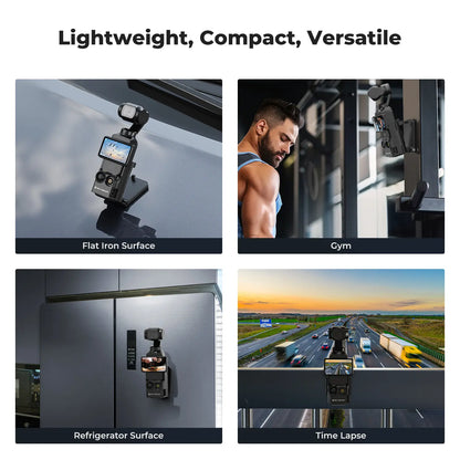 K&F CONCEPT Camera Magnetic Mount Stand - Compatible with Xtra Muse, Pocket 3/XTRA; Desktop Support Base Bracket, Multi-Function Suction Expansion Adapter Frame Accessory, Cam, Digital Camera