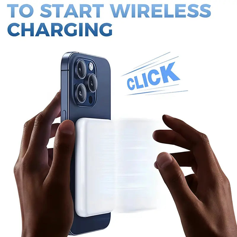 Magnetic Wireless Power Bank, 5000Mah Compact Mobile Device Charger for Iphone 12-17 Series, Magsafe Case Compatible Portable Charger, Back to School Essentials & Haul Item
