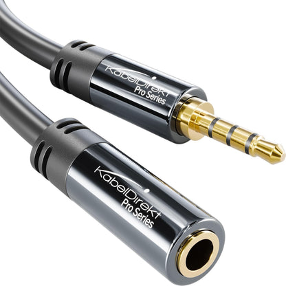 – Headset 3.5Mm Extension Cable – 6Ft | Our Ctia-Standard Headset Extension Cable with 3.5Mm/Aux Connectors (Male to Female) Transmits Audio Signals in Brilliant