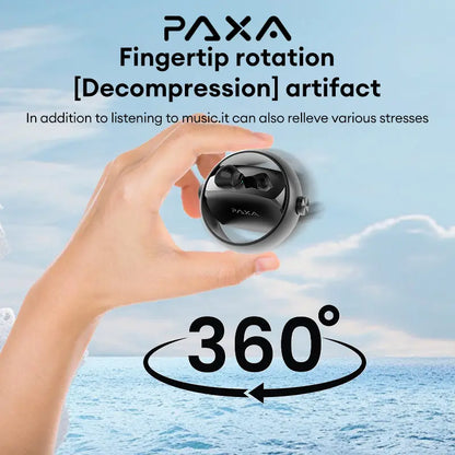 PAXA Ctbuds 2-In-1 Dual Earbuds Wireless Headphones with Bluetooth 6.0, In-Ear & Clip-On Design, Stable Connection, IPX5 Waterproof & Dust Resistant, Lightweight Comfortable Fit, Wireless Earbuds for Music & Calls, Compatible with Android & Ios