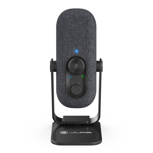 Audio GO Talk USB Desktop Microphone with Dual Condensers for Studio Quality Recordings and Broadcasts