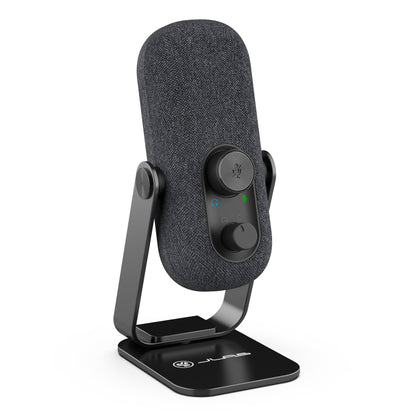 Audio GO Talk USB Desktop Microphone with Dual Condensers for Studio Quality Recordings and Broadcasts