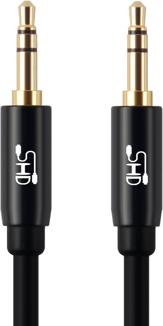 Aux Cable, 3.5Mm Audio Cable Aux for Car Auxiliary Audio Stereo Cable 3.5Mm Cord Premium Sound Dual Shielded with Gold Plated Connectors-20Feet