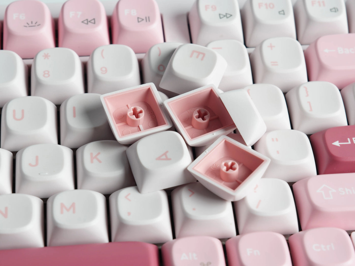 Keychron J3SE 96% Layout Wireless Custom Mechanical Keyboard, 2.4Ghz/Bluetooth/Wired Triple Mode, Hot-Swappable with Keychron Sakura Milk Switches, Programmable Macros via Launcher Web App, Gaming & Office