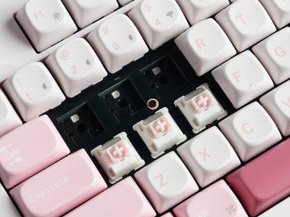 Keychron J3SE 96% Layout Wireless Custom Mechanical Keyboard, 2.4Ghz/Bluetooth/Wired Triple Mode, Hot-Swappable with Keychron Sakura Milk Switches, Programmable Macros via Launcher Web App, Gaming & Office