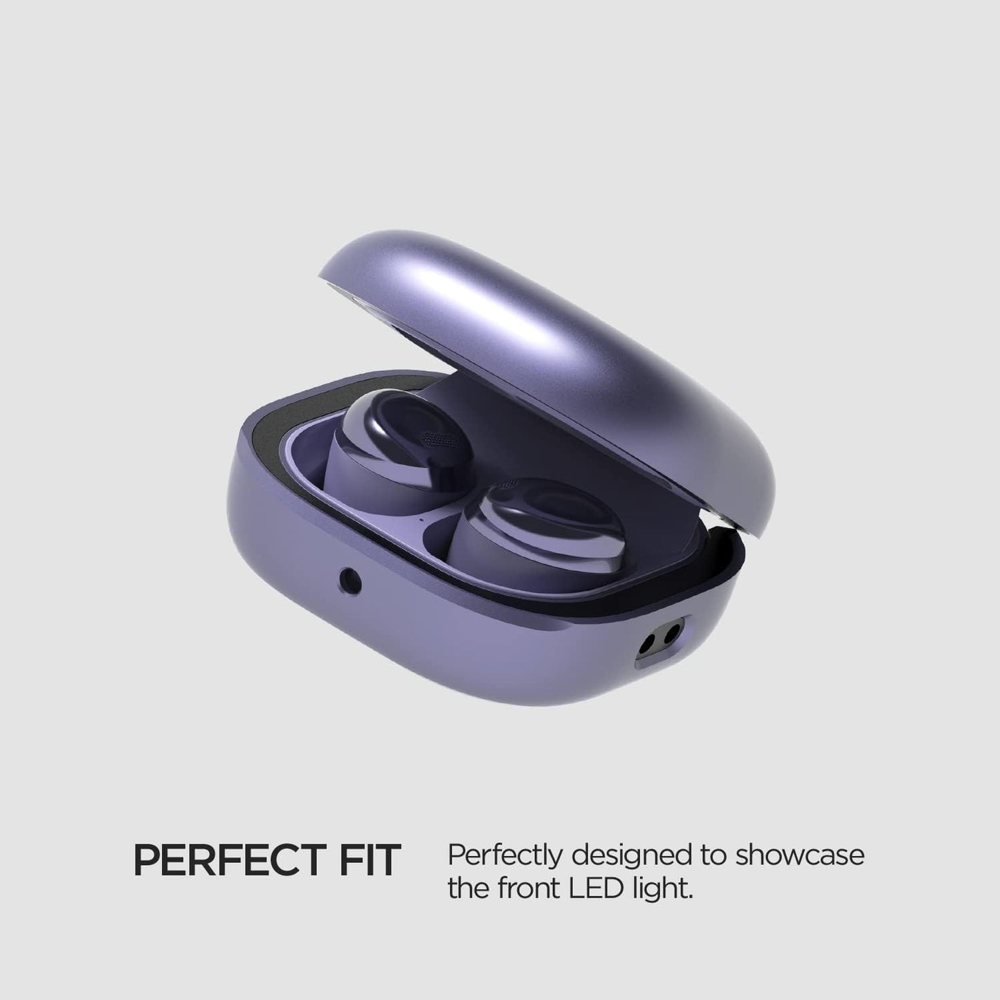Modern Galaxy Buds Case (2023, 2022, 2021, 2020) - Purple