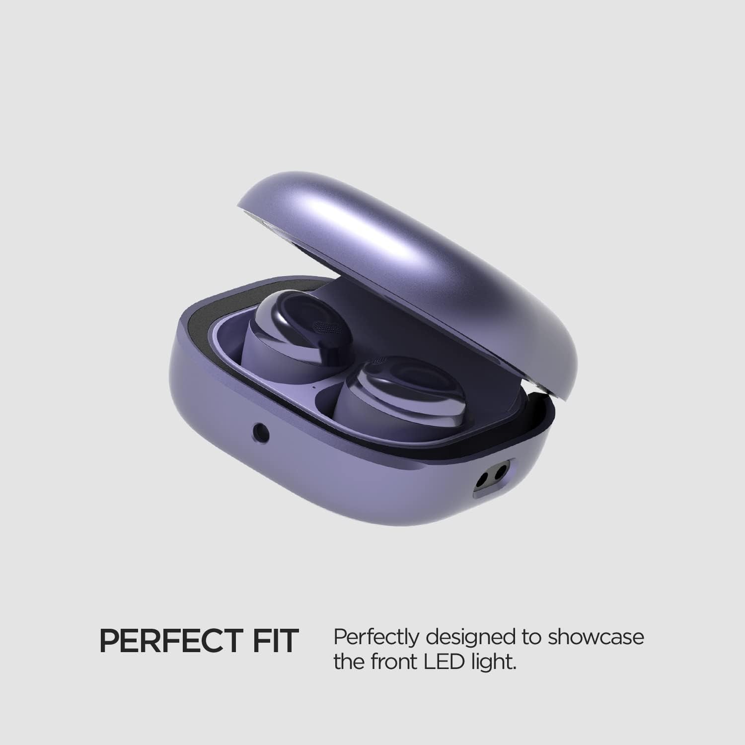 Modern Galaxy Buds Case (2023, 2022, 2021, 2020) - Purple